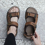 Sandales Cuir Véritable Homme