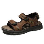 Sandales Cuir Véritable Homme