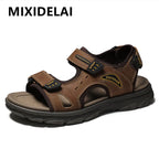 Sandales Cuir Véritable Homme